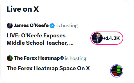 X Spaces Right Sidebar